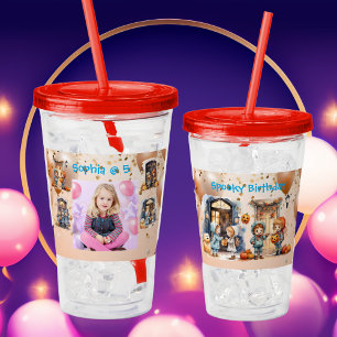 Kinder op Halloween Acryl Tumbler verjaardagscadea Drinkbeker