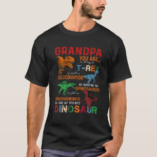 Kinder opa U bent de favoriete dinosaurus van mijn T-shirt