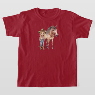 Kinder paarden T-Shirt