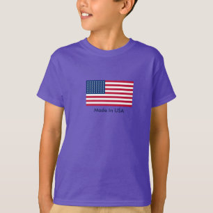 Kinder Patriottische Vlag T-shirt