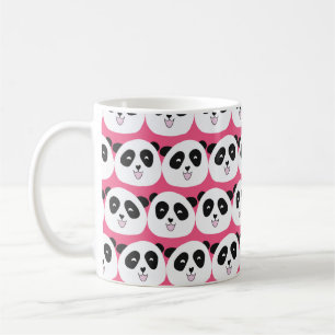 Kinder patroon Panda beer naadloze vintage herhali Koffiemok