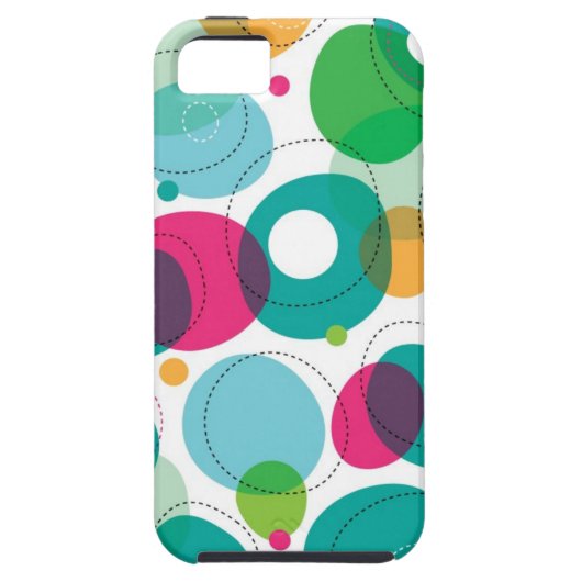 Kinder patroon rond belletjes Case-Mate iPhone case (Achterkant)