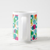 Kinder patroon rond belletjes extra grote beker (Achterkant)