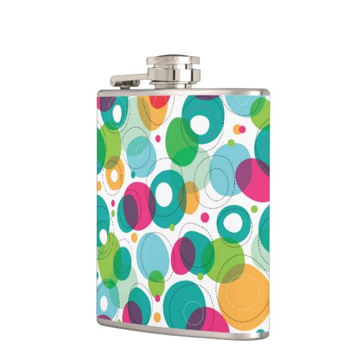 Kinder patroon rond belletjes heupfles (Links)