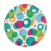 Kinder patroon rond belletjes snijplank (Voorkant)