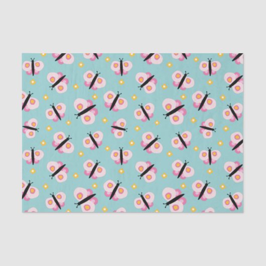 Kinder patroonvlinder tissuepapier (Voorkant)