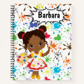 Kinder Personalize Artist Sketch Notitieboek (Voorkant)