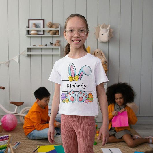 Kinder persoonlijk Pasen Shirt