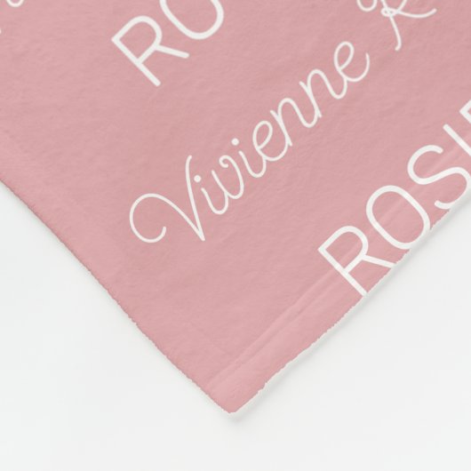 Kinder persoonlijke vlootsbank fleece deken (Hoek)