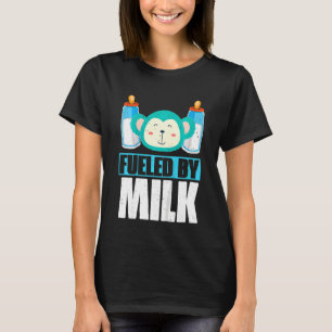 Kinder peuter citaat gevoed door melk Beer T-shirt