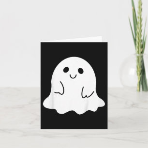 Kinder peuter Halloween Boo Ghost Met Een Bow Girl Kaart