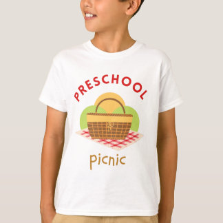 Kinder Picknick T-shirt voor de kleuterschool