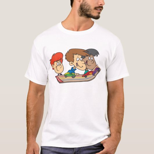 Kinder Pinewood Derby Car Race T-shirt (Voorkant)