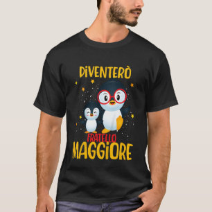 Kinder pinguïn I wordt Ouder Broeder Jongen Zoon T-shirt