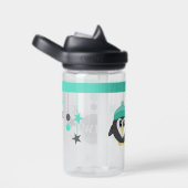 Kinder pinguïn voegt initialen toe groen CamelBak Waterfles (Rechts)