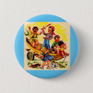 kinder piraterij ronde button 5,7 cm
