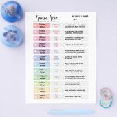 Kinder planningsterren voor de Daily Planner Flyer (Enkel)