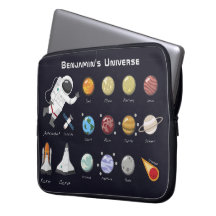 Kinder planten Astronaut Monogram Colorful Univers