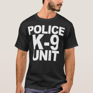Kinder politie K9 Eenheid Rechtshandhaving Politie T-shirt