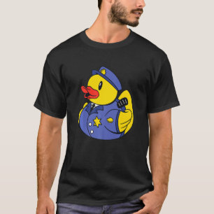 Kinder politieagent Rubber politie T-shirt