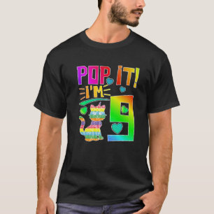 Kinder Pop Het 9de verjaardag van meisjes jongens T-shirt