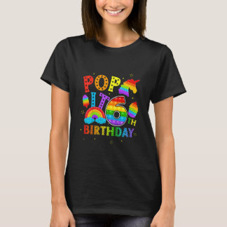 Kinder Pop Zesde verjaardag Zeventiende verjaardag T-shirt