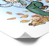 Kinder poster: De herfst is geweldige! Poster (Hoek)