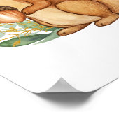 Kinder Poster Eekhoorn Nursery (Hoek)