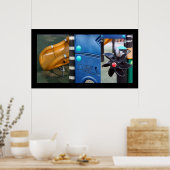 Kinder Poster voor stadssamenstelling (Keuken)