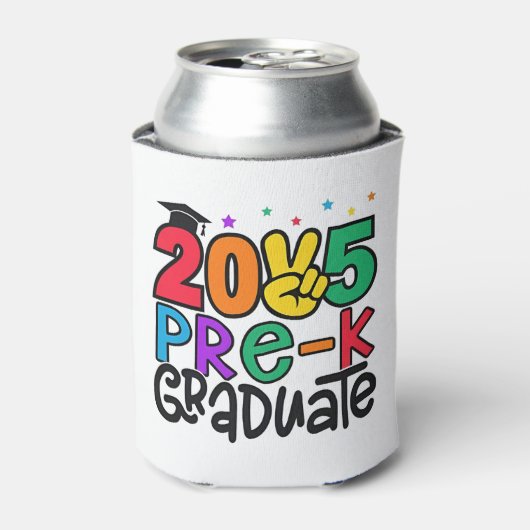 Kinder Pre-K Afstudeerder 2025 Preschool Prek Afst Blikjeskoeler (Blikje Voorkant)