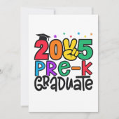 Kinder Pre-K Afstudeerder 2025 Preschool Prek Afst Feestdagenkaart (Voorkant)