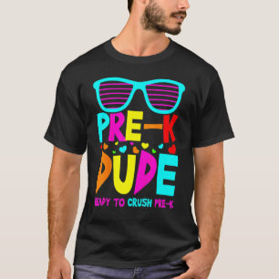 Kinder pre-k Kerel klaar om pre-Kreuk terug naar S T-shirt