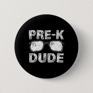 Kinder Prek Kerel Eerste Dag van Preschool Gift te Ronde Button 5,7 Cm