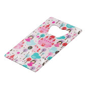 kinder prinses castle en unicorn kredietkaart flessenopener (Voorkant Gekanteld)