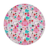 kinder prinses castle en unicorn snijplank (Voorkant)