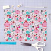 kinder prinses castle en unicorn tissuepapier (Craft)