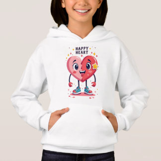 Kinder Pullover Hoodie - Happy Heart Design