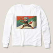 🥷🦊 Kinder Pullover – Ninja Fuchs  (Voorkant)