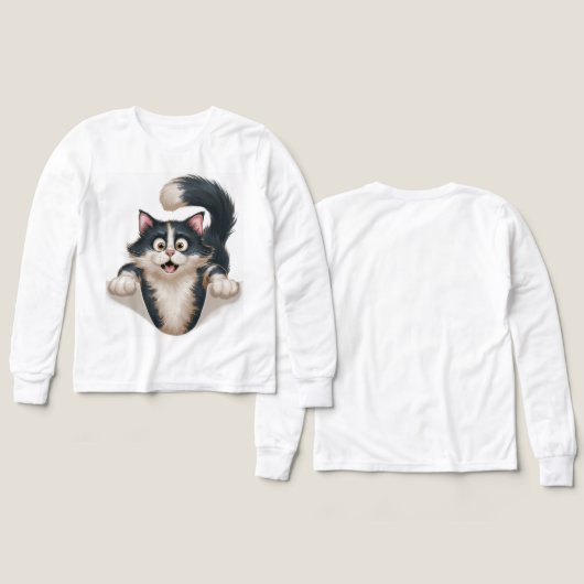 😺 Kinder Pullover – Süße Katze (Voorkant /achterkant)