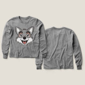 🦊 Kinder Pullover – Süßer Fuchs (Voorkant /achterkant)