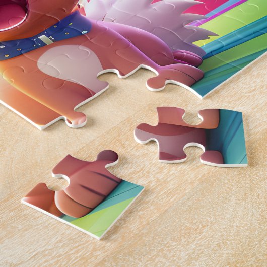 Kinder puzzle legpuzzel (Zijkant)