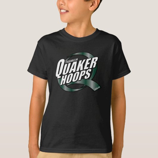 Kinder Quaker Hoops Short Slaap T T-shirt (Voorkant)