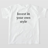 Kinder quote T-shirt – SnapX (Laag Achter)