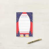 Kinder Raketschotel buitenruimte Post-it® Notes (Op bureau)