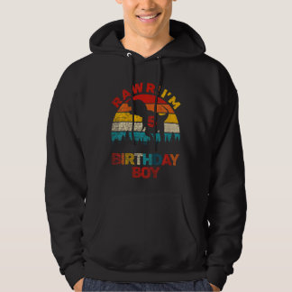 Kinder rawr im 5 dinosaurus 5e verjaardag jongen v hoodie