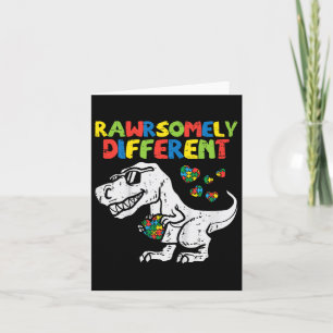 Kinder Rawrsomally Different Trex Dino boys Autism Kaart