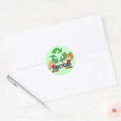 Kinder Recyclen Ronde Sticker (Envelop)