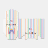 Kinder regenboog Eid Mubarak Eid Gift & Bedankdoosjes (Uitgevouwen)