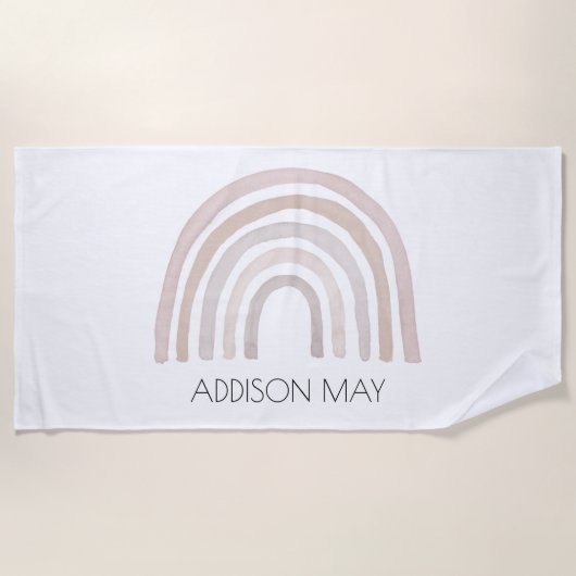 Kinder regenboog handdoek (Voorkant)