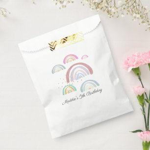 Kinder regenboogdag Favor Bags Bedankzakje